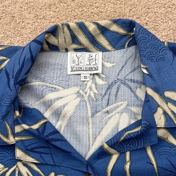 Young Hawaii Button Down Shirt and High Rise Cropped Pants Set Size Small - Picture 9 of 12